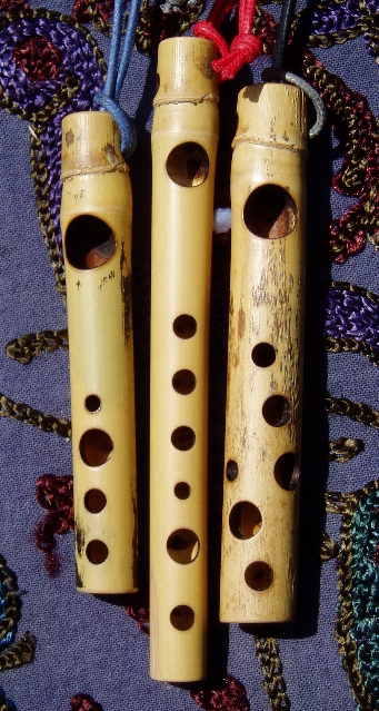 横笛 竹笛 アクセサリ ペンダント 民族音階 野外演奏 竹横笛